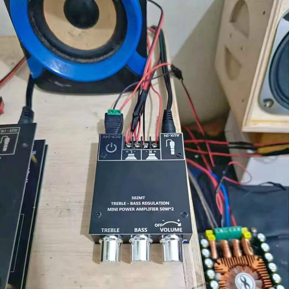 Ampli mini bluetooth 50watt x 2 zk502mt