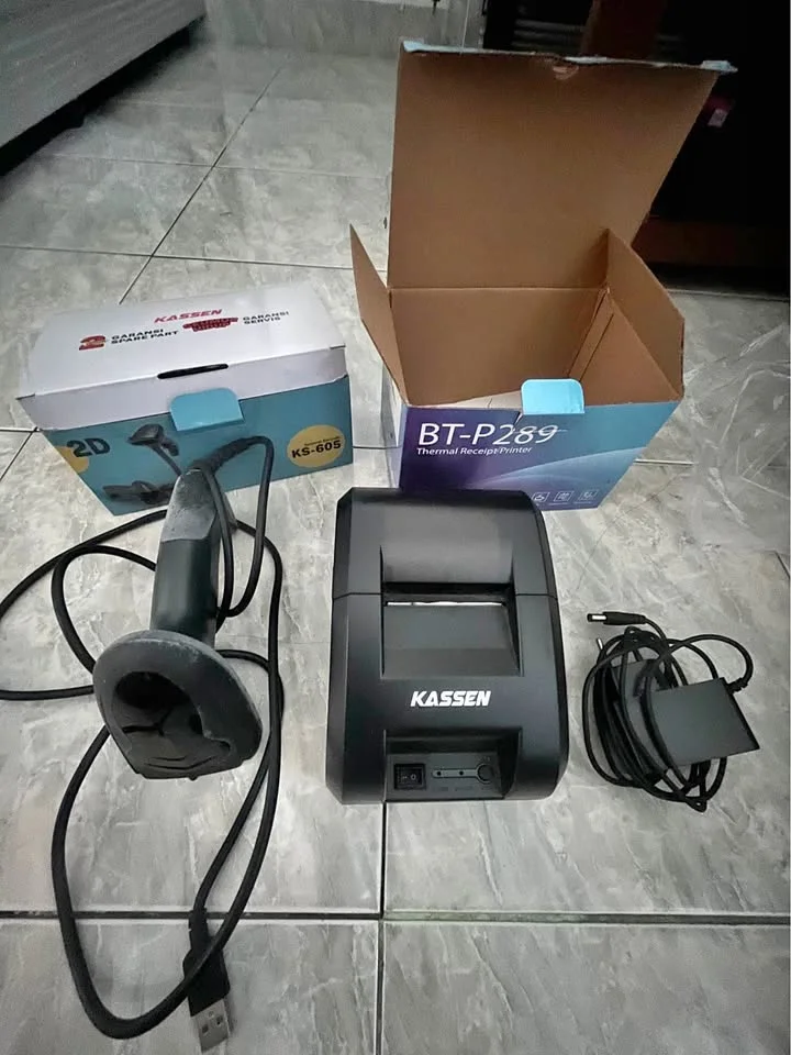 Barcode dan printer kasir