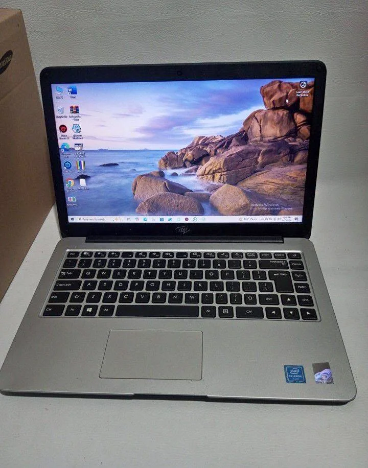 Laptop Itel Epic 1 Intel N4120 DDR 4GB SSD 256GB LED 14" Slim baterai 5 jam